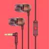 The House Of Marley Smile Jamaica Auriculares con cable intraurales llamadas/música rojos, madera