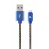 Cable USB 2.0 GEMBIRD USB A a USB C 2 m, 0,48 Gbit/s, 2,1 A, azul