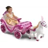 Carroza eléctrica Disney Princesas con caballo Huffy 6 V rosa