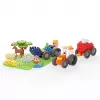 Bloques de construcción Marioinex Farmer Tractor Meadow – 110 piezas, para niños a partir de 6 años, set multicolor