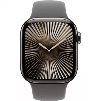 Apple Watch S10 titanio natural Cellular 42mm (correa deportiva gris piedra) M/L