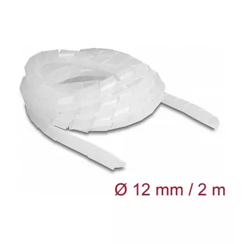 DeLOCK tubo espiral flexible 2 m x 12 mm transparente polietileno -40 a 80 °C