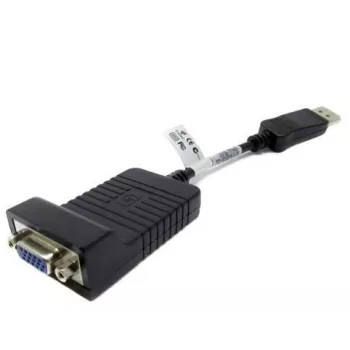 Adaptador de cable de vídeo HP 753745-001 DisplayPort a VGA 0,2 m negro