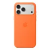 Funda de silicona Apple iPhone 17 Pro Max con MagSafe naranja