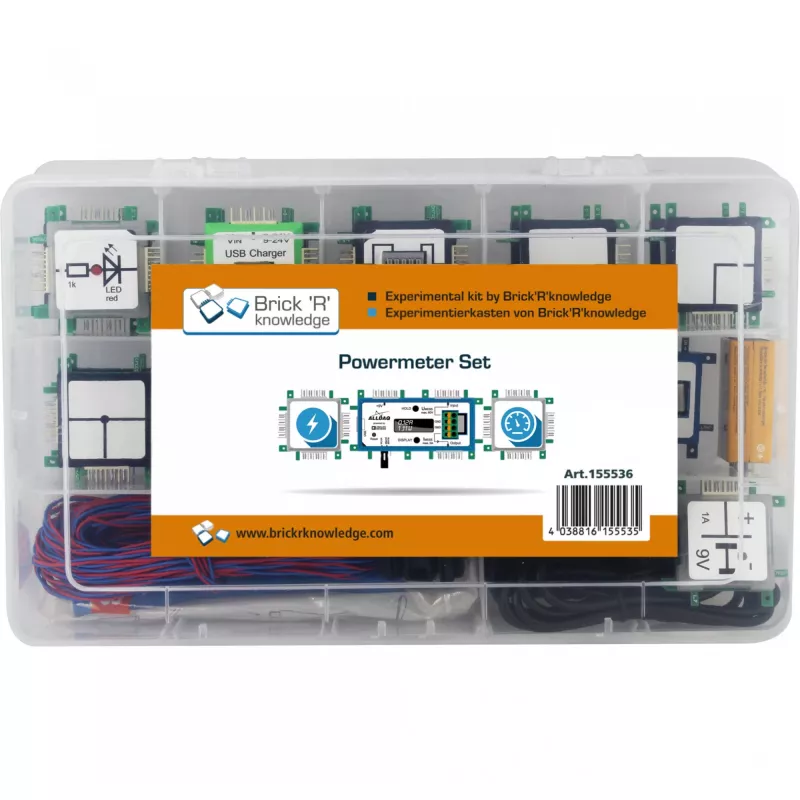 Set medidor de potencia ALLNET BrickRknowledge ALL-BRICK-0696 — instrucciones en alemán