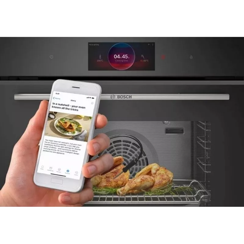 Bosch Serie 8 HBG7722B1 Horno 71 L 3600 W Negro