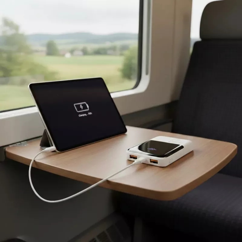 Batería externa everActive EB-10Q 10.000 mAh, 2× salidas USB, 22,5W QC4.0