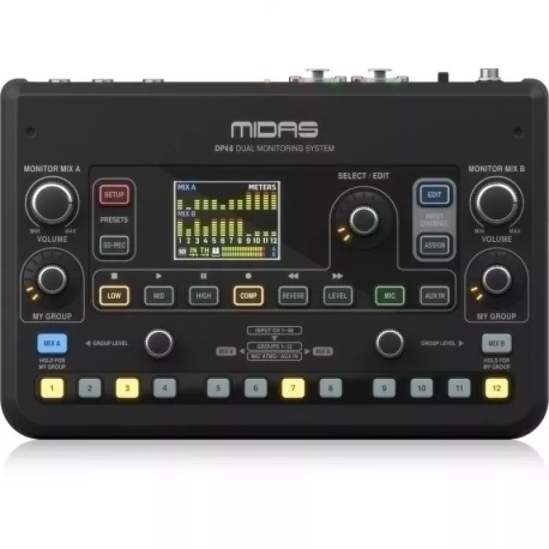 Mezclador Midas DP48 48 canales OEM sistema de monitorización personal digital