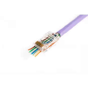 Conector macho RJ45 Digitus X-ML-6U-EZ transparente conector 100 unidades