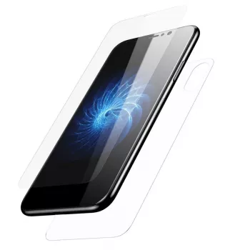 Protector de pantalla Devia Temperglas Entire View para iPhone XS Max — transparente, pack de 10