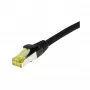 Cable de red RJ45, CAT6A 500 MHz, 3 m, negro, S-STP (S/FTP), TPE/LSZH (Ultraflex), AWG26, con cable bruto Cat.7, Synergy 21 (S217620)