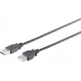 Cable USB S/CONN 13-24305 USB 2.0 0,3 m negro