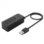 Hub USB ORICO W5P-U3-030 4 puertos USB 3.0, hub de sobremesa compacto para conectar periféricos