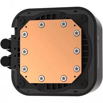 Kit de refrigeración líquida DeepCool LQ240 — radiador de 240 mm, 2 ventiladores PWM de 120 mm, RGB, tubo de 41 cm, radiador de aluminio, negro