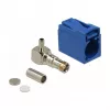 Conector coaxial DELOCK 89715 — FAKRA C macho, acodado 90°, 13,8×21,5×9,5 mm
