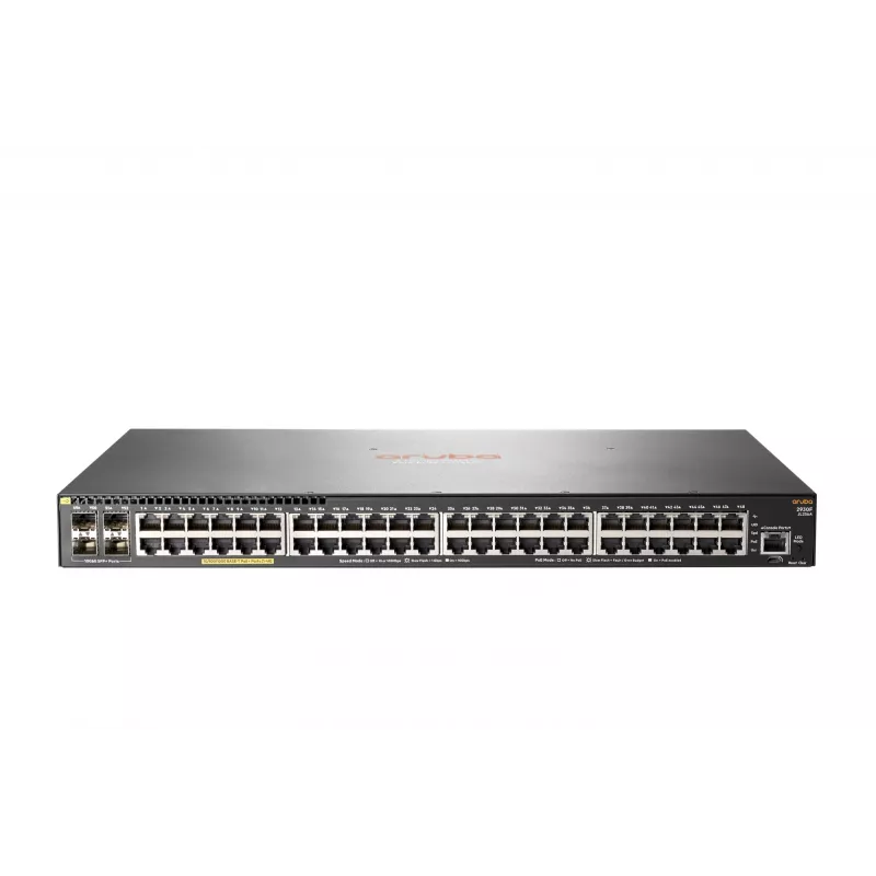 HPE Aruba Networking 2930F 48G PoE+ 4SFP+ – Switch – L3 – gestionado – 48 x 10/100/1000 (PoE+)