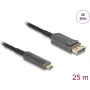 Cable óptico activo DELOCK USB-C a DisplayPort 25,00 m (modelo 81608)