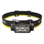 Linterna frontal Nitecore HC60 UHE con batería de 4000 mAh, 6-LED, impermeable, resistente a impactos, negro/amarillo