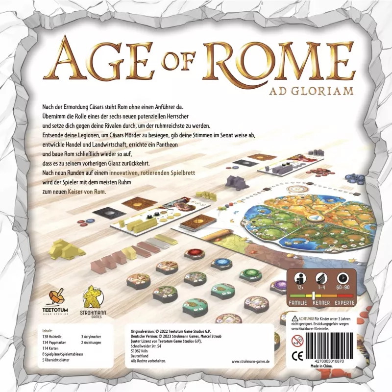 Age of Rome, juego de mesa