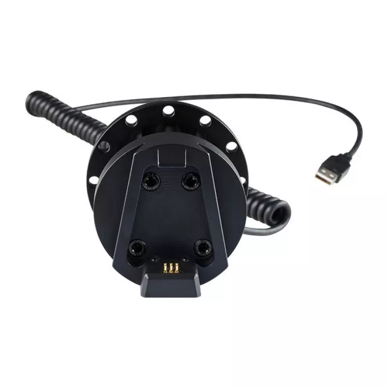 Adaptador de cambio rápido Asetek SimSports 40-035-0035028 negro — adaptador de volante de cambio rápido para configuraciones de sim racing