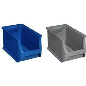 Caja de almacenamiento allit ProfiPlus 456275 355×205×200 mm, gris, plástico apilable