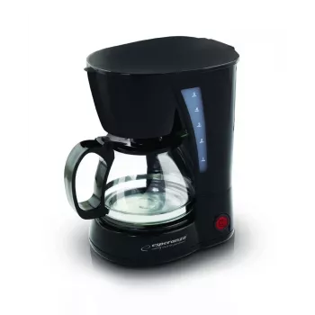 Cafetera de filtro ESPERANZA EKC006, depósito de agua de 0,6 l, 650 W, negra, para encimera