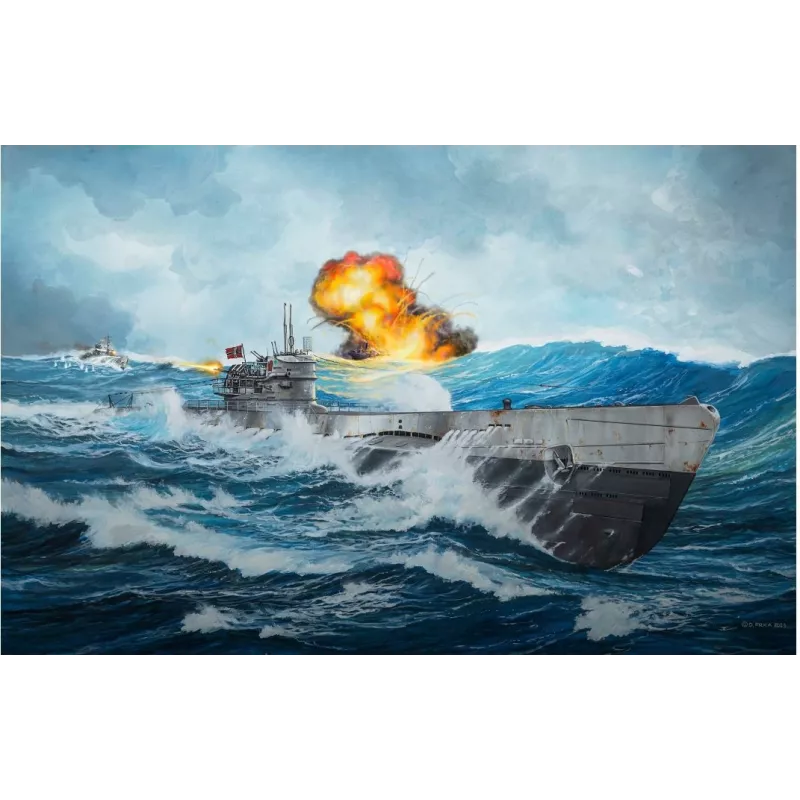 Maqueta de plástico German Submarine T.IX C/40 1/144
