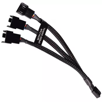 Cable divisor RGB Alphacool 18679 negro plástico 150mm
