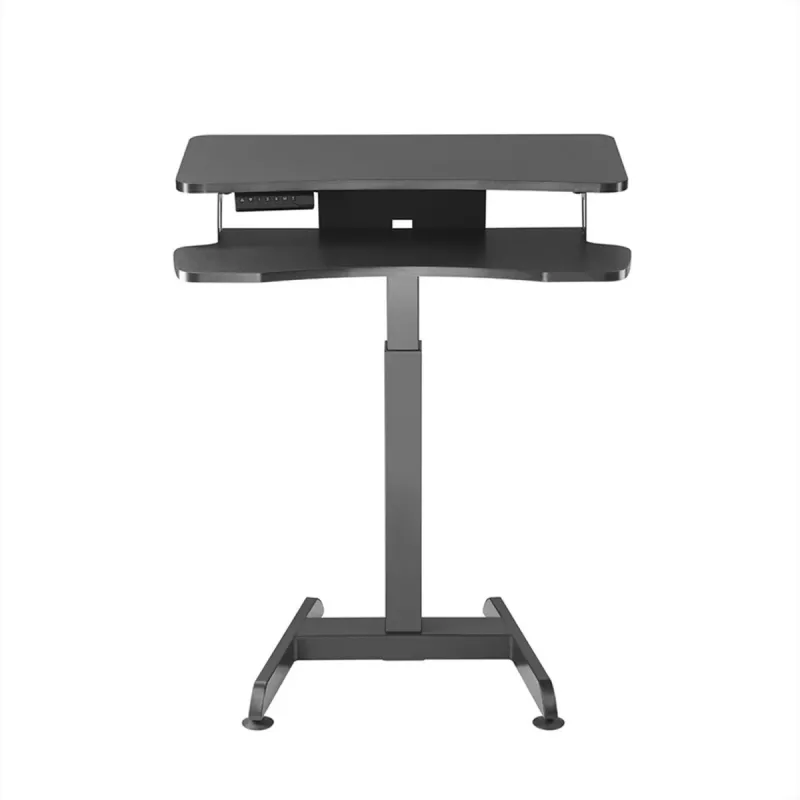 Escritorio elevable eléctrico portátil Maclean MC-835 72 – 122 cm, máx. 37 kg, panel de control, puesto de trabajo sentado-de pie