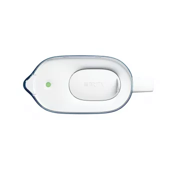Jarra filtrante de agua BRITA Style Essential — blanca, capacidad filtrada 1,4 l, depósito 2,4 l, compatible con cartuchos MAXTRA+ Pro