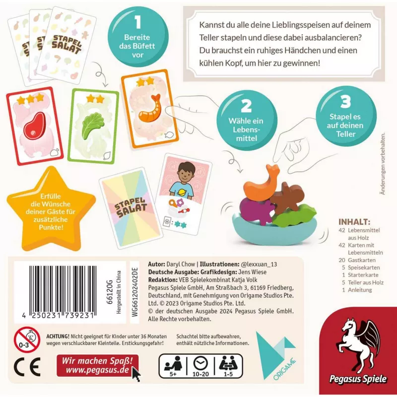 Stapelsalat, juego de habilidad