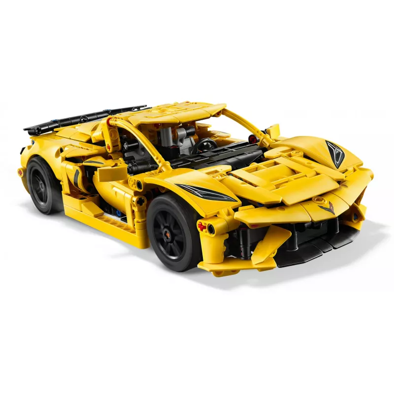 LEGO Technic Corvette Stingray 42205 modelo descapotable y cupé 2 en 1, 732 piezas, 80×270×140 mm