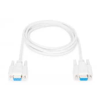 Digitus cable de conexión serie [1x conector hembra D-SUB 9 pol. - 1x conector hembra D-SUB 9 pol.] 2,00 m beige (AK-610106-020-E)