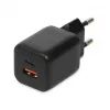 Fuente de alimentación externa IBOX ILUC42B 12 V 2 A, 33 W, USB-A + USB-C PD3.0, QuickCharge 3.0, universal