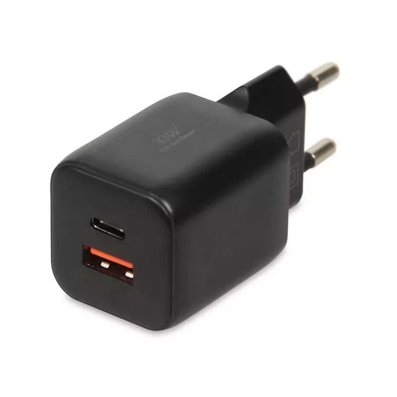 Fuente de alimentación externa IBOX ILUC42B 12 V 2 A, 33 W, USB-A + USB-C PD3.0, QuickCharge 3.0, universal