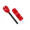 Brújula de supervivencia BCB CN340 — brújula compacta con esfera luminosa, empuñadura de plástico, 110 mm, 47 g, roja