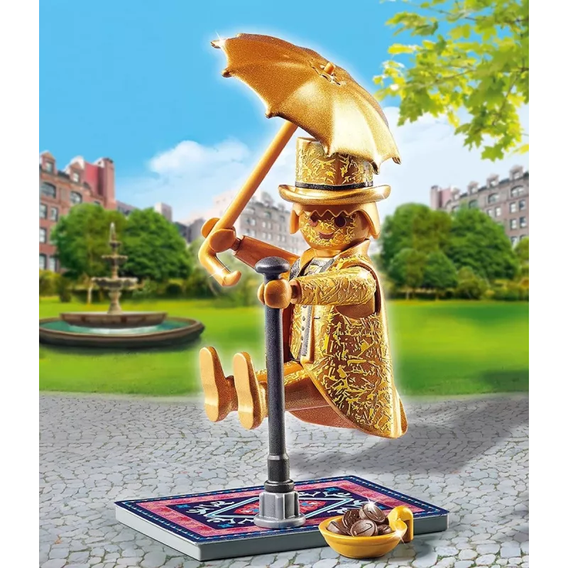 Playmobil 70377 Special Plus Artista callejero – Divertido set de juego de rol imaginativo para niños a partir de 4 años