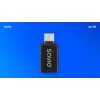 Adaptador de cable de vídeo Savio AK-80 0m USB Type-A USB Type-C negro