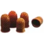 Rexel Thimblettes Velos talla 00 - 15 mm Ø naranja caja/10, naranja, goma
