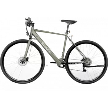 Bicicleta eléctrica Sharp Gravel motor 250W App 70km Verde brillante