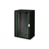 Digitus Unique DN-19 20-U-SW - armario - rack de red - apto para montaje en pared - negro, RAL 9005 - 20U - 48,3 cm (19 inch) (DN-19 20-U-SW)
