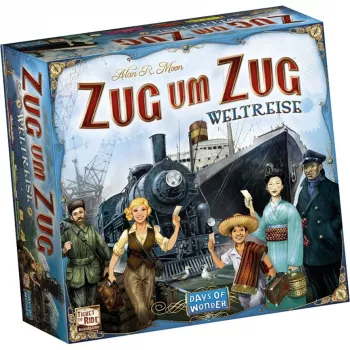 Aventureros al tren: Vuelta al mundo, Juego de mesa