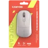 Ratón CANYON MW-22 2 en 1 BT/inalámbrico blanco arroz