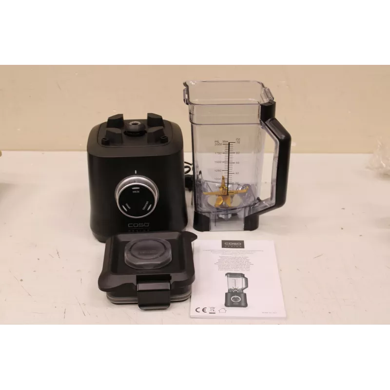SALE OUT. Caso B 2000 Power Blender, potencia 2000 W, Negro | Caso Power Blender | B 2000 | De sobremesa | 2000 W | Material del vaso Tritan | Capacidad del vaso 2 L | Tritura hielo | Negro | DAÑADO