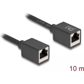 Cable de red DeLOCK 90335 RJ-45 Cat6a 10 m negro