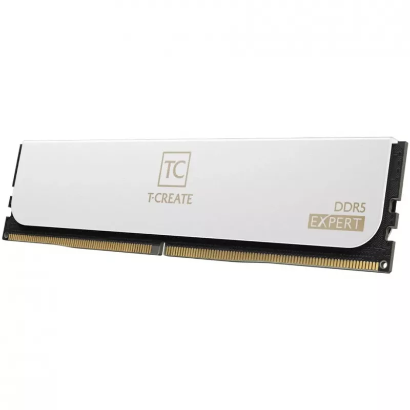 DIMM 32 GB DDR5-6000 (2x 16 GB) kit dual, memoria RAM blanca, CTCWD532G6000HC30DC01, T-CREATE EXPERT, AMD EXPO
