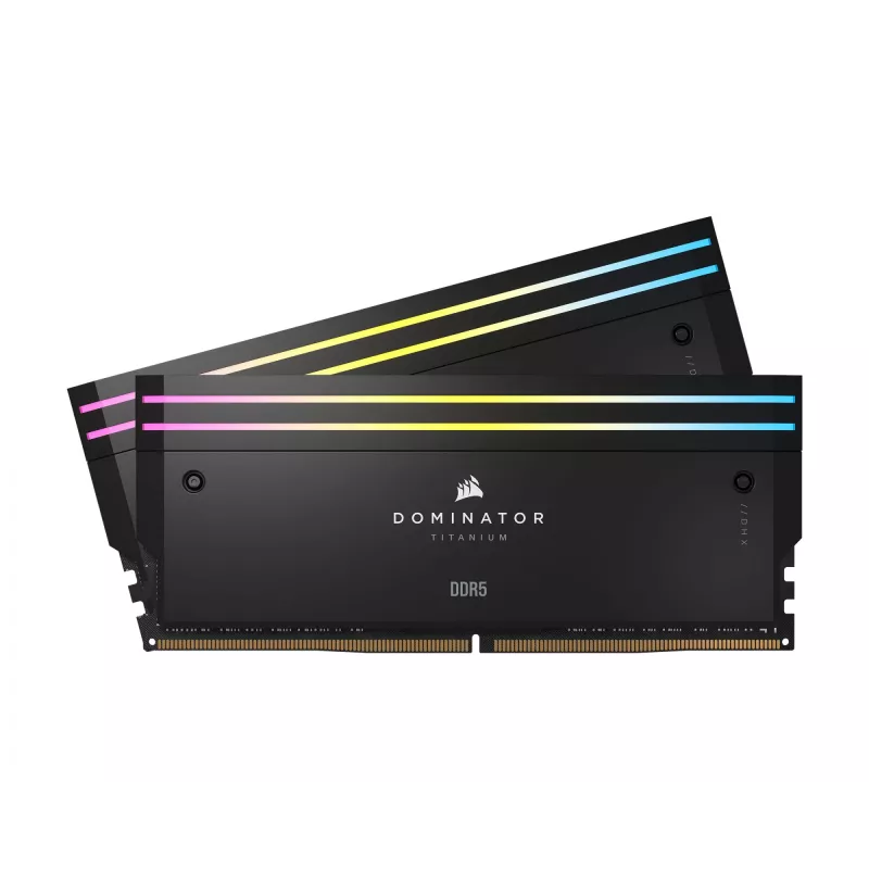 DIMM 48 GB DDR5-7200 (2x 24 GB) Dual-Kit, memoria negra, CMP48GX5M2X7200C36, Dominator Titanium, INTEL XMP