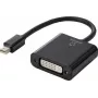 Renkforce RF-4769258 Adaptador DisplayPort / DVI [1x conector macho Mini-DisplayPort - 1x conector hembra DVI 24+5 pol.] Negro Funda de PVC 15,00 cm (RF-4769258)