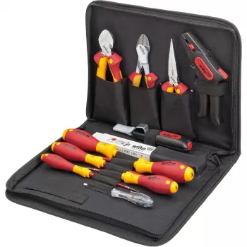 Set de herramientas Wiha para electricista mixto 13 uds.