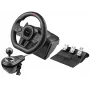 Volante Tracer SimRacer Manual Gearbox 6in1 con pedales y palanca de cambios, PC/PS4/PS3/Xbox One/Xbox 360/Switch